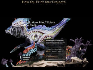 Stampante 3D Bambu Lab H2C per Prodotti in Gomma 3D - Product Image 6