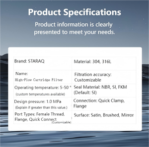 Universal Big Flow <strong>Filter</strong> Housing 304 Stainless Steel <strong>for</strong> 3M <strong>Pall</strong> Melt Blown String Wound Cartridge - Product Image 2