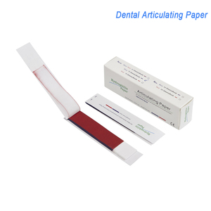 Carta di prova di occlusione dentale personalizzabile carta di articolazione rossa/blu Articulationg - Product Image 3