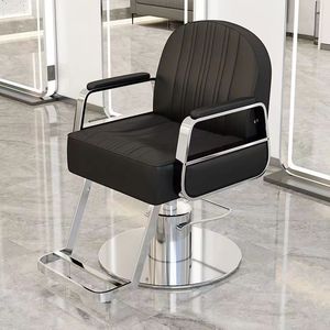 Silla <span class=keywords><strong>de</strong></span> Peluquería Giratoria con Brazos <span class=keywords><strong>de</strong></span> Acero Inoxidable, Marca Huaxia, para Uso en Oficina - Product Image 1
