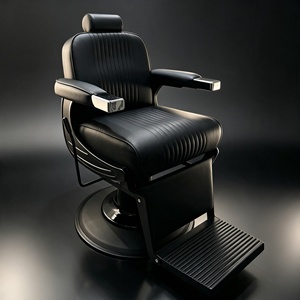 Heavy Duty Synthetic Leather Steel Chrome Construction Barber <b>Chair</b> Modern Hydraulic Pump Hotel Beauty Salon Salon <b>Dining</b> Living - Product Image 6
