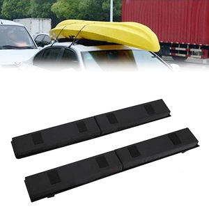 Almohadilla suave para techo de coche, 76x9x3cm, tela Oxford, color negro, para transporte de kayak, tabla de surf y esquí - Product Image 1