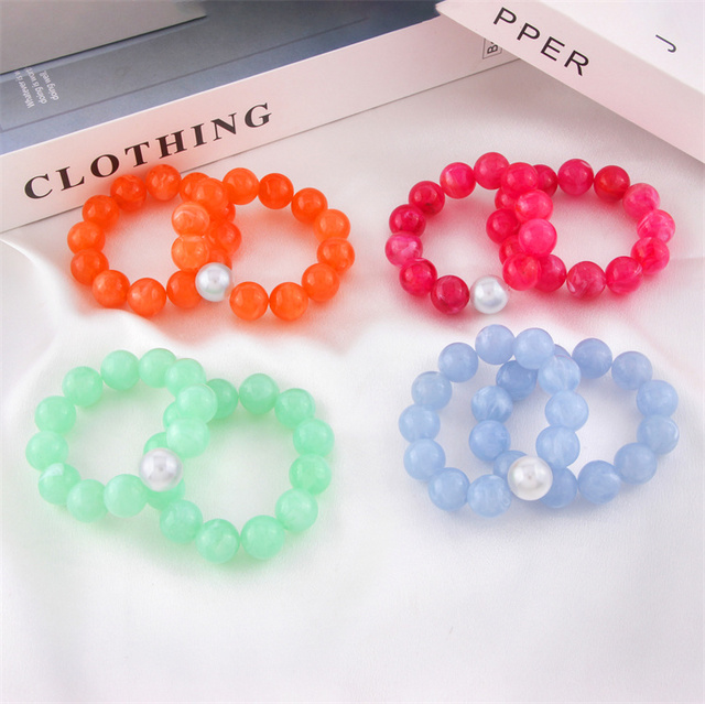 Wholesale Beautiful Candy Color Fashion Charm Bracelets for Kids Best Friends Little Girl Bracelets