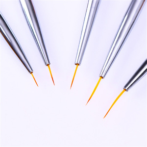 Lot de 5 pinceaux ultra fins pour nail art, stylos à gel pour dessin et traçage de lignes fines - Product Image 3