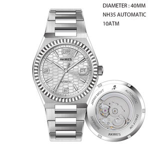 Montre automatique de haute qualité avec cadran personnalisé, mouvement mécanique NH35, 10 ATM, C3 luminescent, montre mécanique pour homme - Product Image 2