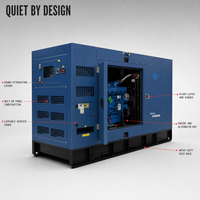 Groupe électrogène diesel Yuchai JSST, système parallèle, 200 kVA, 60 Hz, super silencieux, pour l'alimentation en cas d'urgence