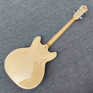 Chitarra Jazz Semi-Hollow Grote GT335-01 Stile 335 con Tastiera in Palissandro, Chitarra Professionale per Adulti - Product Image 4