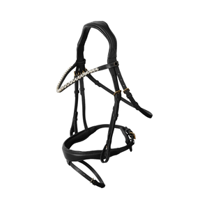 "Élégance équine: confort artisanal dans les moindres détails avec notre bride en cuir de cheval" - Product Image 1