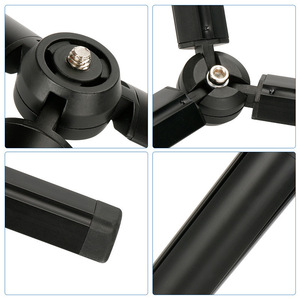 Mini Trípode Ligero de Aleación de Aluminio, Soporte Portátil para Teléfono Móvil con 3 Secciones de Patas - Product Image 3