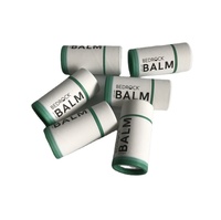 100% emballage recyclable biodégradable en carton Push Up déodorant bâton conteneurs blanc noir brun Kraft baume à lèvres papier Tube