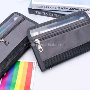 12-แท็บโฟลเดอร์แฟ้มหีบเพลงโฟลเดอร์ซิปจัดระเบียบใบเสร็จขยายได้คูปองบิล<span class=keywords><strong>เงินสด</strong></span>กระเป๋าสตางค์บรรจุสินค้า - Product Image 6