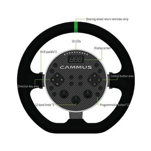 CAMMUS C5 Sim Racing Wheel <span class=keywords><strong>Volant</strong></span> de jeu à entraînement direct pour PC - Product Image 3