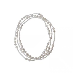 Elegant Multi Layer Pearl Sweater Chain Long Necklace For Women Vintage Style Everyday Wear - Product Image 5