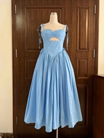 OUDINA Robes longues en coton à taille haute, couleur bonbon, sans manches, style licou, avec corsage lacé, grandes tailles, populaires pour la vente en gros pour femmes
