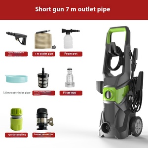 Pompe à eau électrique portable ultra-haute pression en acier inoxydable lave-<span class=keywords><strong>auto</strong></span> outil magique domestique pour le lavage de voiture - Product Image 5