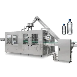 Línea de producción de agua embotellada de Turquía, máquina de llenado de agua potable, mineral alcalino, automática, completa A Z