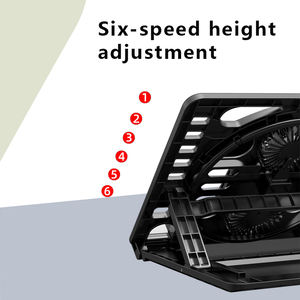 Supporto per Laptop pieghevole portatile con ventola di raffreddamento di vendita calda per supporto per <span class=keywords><strong>Notebook</strong></span> Macbook Pro supporto per Tablet con Base regolabile per <span class=keywords><strong>Computer</strong></span> - Product Image 4