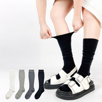 Nouvelles chaussettes mi-mollet pour femme, printemps-été, ultra-fines, souples, respirantes, amincissantes, tricot haute densité 240N, style preppy, luxe léger, usage quotidien
