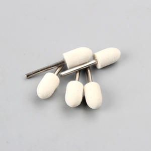 Kit de tampons de polissage en laine de qualité supérieure, cylindriques/ovales, avec roues en laine à manche pour le polissage automobile - Product Image 4