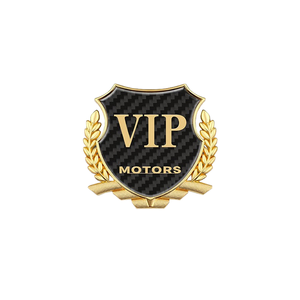 KYD Brand Model A029 3D Metal Wheat Ear Shape VIP Letter Car Body <b>Window</b> Badge <b>Decal</b> Emblem Sticker Decoration for - Product Image 1