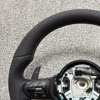 Volant sport en cuir et fibre de carbone pour BMW F10/F30/F32/F35/F20/F21/F25/X5 M3/M4/M5/M6/E71-E90/320i/530i