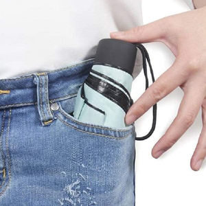 YUBO Manual mano abierta 19 pulgadas 6 costillas <span class=keywords><strong>Domingo</strong></span> mini cápsula en forma de 5 paraguas plegable - Product Image 6