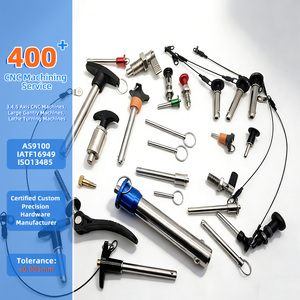 400 <span class=keywords><strong>CNC</strong></span>-Maschinen Maßgefertigte <span class=keywords><strong>CNC</strong></span>-Drehmaschine Edelstahl Schnellverschluss-Kugelverriegelungsstift - Product Image 3
