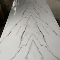 Paneles Decorativos de Pared de Piedra de Mármol UV, Azulejos Flexibles Decorativos de PVC para Interiores, Revestimiento Interior Ligero, Paneles para Paredes de TV
