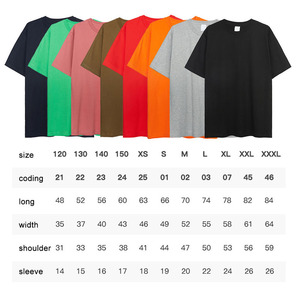 0363 AI-MICH T-shirt da <span class=keywords><strong>Uomo</strong></span> di Alta Qualità con Logo Personalizzato, 100% Cotone, Unisex, Oversize, Pesante, Tinta Unita - Product Image 4