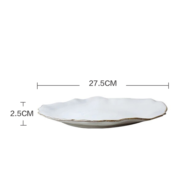 White Dinner Plate