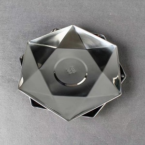 Plato <span class=keywords><strong>de</strong></span> acero inoxidable 304, plato hexagonal <span class=keywords><strong>de</strong></span> diamante con forma <span class=keywords><strong>de</strong></span> huevo triangular <span class=keywords><strong>de</strong></span> diamante, plato <span class=keywords><strong>de</strong></span> platillo con forma dorada - Product Image 3