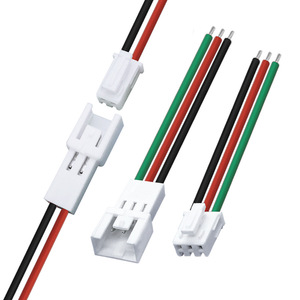 JFS SMH SMP250 Terminal Wire 2.54mm Lockable 2 Pin <b>Battery</b> Speaker Connection <b>Cable</b> For LED Strip Lighting - Product Image 1