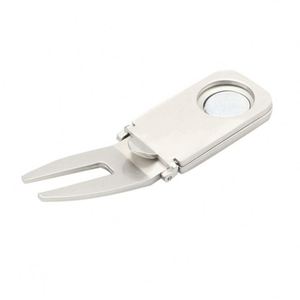 Herramienta de Reparación de Divots de Golf de Aleación de Zinc, Soporte Magnético para Cigarros y Pelotas, Horquilla para Putting, Limpiador de Ranuras, Accesorio para Marcar, Modelo WL 244 - Product Image 5