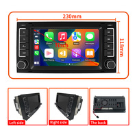 CARUPEZ 7 pouces Android autoradio pour Volkswagen Touareg Transporter T5 Multivan 2004-2009 8581/7862 8 cœurs GPS DSP Style OEM