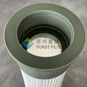 Forst Công Nghiệp Nhà cung cấp hàng đầu tải PU Top Polyester + PTFE nhựa bên trong lưới xếp li túi lọc Cartridge - Product Image 2