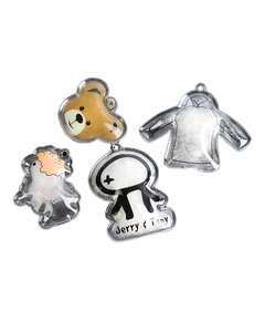 Custom With Metal Ball Chain <strong>Down</strong> Velvet Plastic Seal <strong>Inflatable</strong> Cartoon Pvc Air <strong>Down</strong> Feather Elastic Hang <strong>Tag</strong> Iron on Clothes - Product Image 1