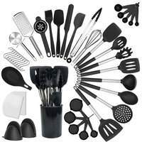 Outils de cuisine Gadgets Ustensiles de cuisine ménagers en silicone Ensemble d'ustensiles de cuisine en silicone résistant à la chaleur