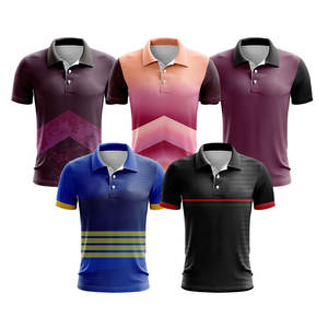 Polyester lourd Sublimation personnalisé Vintage rayé Sport Nrl League Sydney coqs Polo Rugby chemises maillots pour hommes - Product Image 1