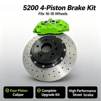Nueva Pinza de Freno de Alto Rendimiento 5200 de 4 Pistones para TOYOTA MR2 SW20 Matrix Vios Yaris Celica T23 Corolla E120 E140 E170