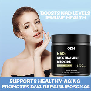 OEM/ODM Nicotinamide liposomal Riboside NAD + Plus Capsules Resvératrol Quercétine Suppléments à base de plantes Anti-âge Éclaircissement de la peau - Product Image 2