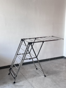 Stendibiancheria Pieghevole in Metallo, Portascarpe, Mobile, Volume di Imballaggio Ridotto, <span class=keywords><strong>Risparmio</strong></span> sui Costi di Spedizione - Product Image 5