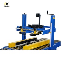 Machine de scellage de boîtes semi-automatique à entraînement latéral HEKON, machine de scellage de boîtes, machine de scellage de cartons à ruban adhésif, scelleuse de cartons