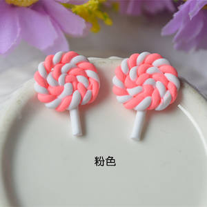 Caramelle dolci <span class=keywords><strong>zucchero</strong></span> lecca-lecca cospargere resina flatback planare per la decorazione - Product Image 4