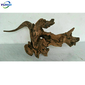 Ornamento de Madeira Natural Flutuante em Forma de Aranha, Moderno, Fino, para Decoração de Aquário Externo - Product Image 1