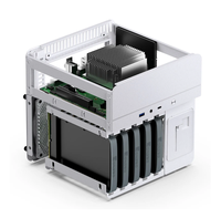 N2 NAS casing komputer Gaming mini-itx dan ATX faktor bentuk paduan aluminium Server stok Mid-Tower dan Aplikasi Komputer