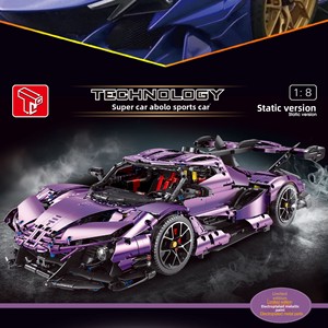 Serie di <span class=keywords><strong>Auto</strong></span> <span class=keywords><strong>da</strong></span> <span class=keywords><strong>Corsa</strong></span> TGL T5001-5036, Gioco di Costruzioni Educativo in Plastica ABS ad Alta Difficoltà per Ragazzi - Product Image 3