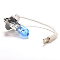 Ampoule halogène H3 55W Super White 5200K Haute intensité (12V) Ultra lumineuse pour phares antibrouillard et feux de conduite 100W en option