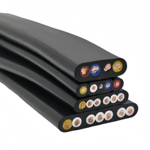 Câble de pompe submersible <span class=keywords><strong>JHS</strong></span> haute résistance à l'usure, câble électrique de pompe à eau sous-marine isolé en caoutchouc à 2/<span class=keywords><strong>3</strong></span>/4 conducteurs - Product Image 3