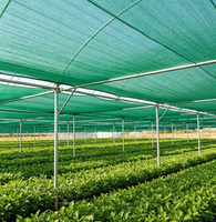 Filet d'ombrage agricole pour serre en HDPE, toile d'ombrage traitée anti-UV, rouleau de protection solaire, vente en gros