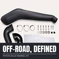 118cm Long Raised Air Intake Snorkel Kit for Toyota Hilux Vigo Revo 2005-2026 High Mount 4x4 Air Ram